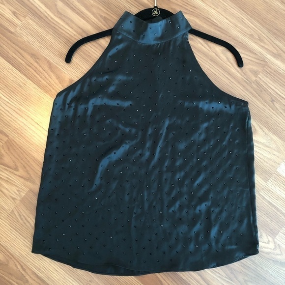 Generation Love Silk Crystal High Neck Blouse - Picture 11 of 16